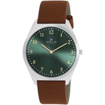 Relógio Oslo Masculino Ref: Ombscs9T0001 E2Mx Slim Prateado Relógio Oslo Masculino Ref: Ombscs9T0001 E2Mx Slim Prateado