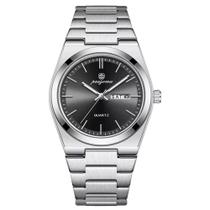 Relógio Paazomu Original Masculino aço Inoxidável calendário e Design Moderno