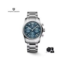 Relógio Pagani Design Cronógrafo Sports 10 Bar Safira Pd1773