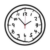 Relógio Para Quarto De Crianças Modelo Desenho Sem Tic Tac - intempo design Relógio Para Quarto De Crianças Modelo Desenho Sem Tic Tac - intempo design