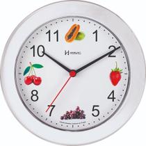 Relógio Parede 21cm Cozinha Branco Herweg 660070