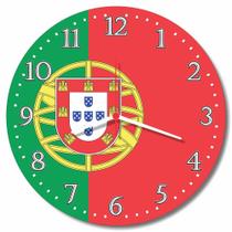 Relogio Parede Bandeira Portugal Decoracao Portuguesa Cozinha Sala Escritorio Presente 30cm