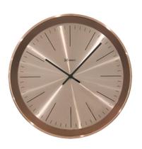 Relógio Parede Clássico Metalizado - Analógico - Rose - Herweg - 6497