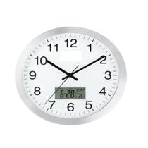 Relogio parede completo termometro digital calendario despertador escritorio sala escritorio consultorio medidor tempera - Yeet