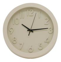 Relógio Parede Cozinha Moderno Branco 25.5x25.5cm