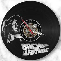 Relogio Parede De Volta Para O Futuro Back The Future Vinil Promoção Relogio Parede De Volta Para O Futuro Back The Future Vinil Promoção