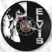 Relógio Parede Elvis Presley Bandas Rock 50 Disco Vinil Promoção