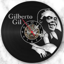 Relógio Parede Gilberto Gil Vinil Lp Decoração Retrô Vintage Promoção Relógio Parede Gilberto Gil Vinil Lp Decoração Retrô Vintage Promoção