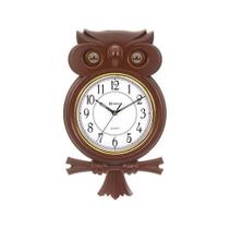 Relógio Parede Herweg 530006 084 Coruja Pendulo Toque Musical Relógio Parede Herweg 530006 084 Coruja Pendulo Toque Musical