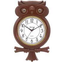 Relógio Parede Herweg Coruja Pendulo Toque Musical 530006 Relógio Parede Herweg Coruja Pendulo Toque Musical 530006