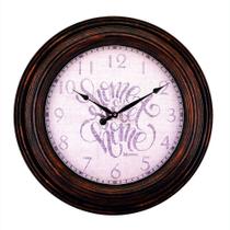 Relógio Parede Herweg Gigante Envelhecido 60cm Ferrugem 4603