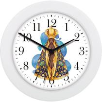 Relógio Parede Herweg Nossa Senhora Aparecida 660107 Branco