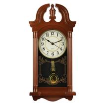 Relógio Parede Marrom Estilo Antiquado Decoração 51x23cm