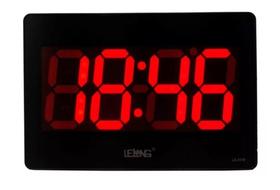 Relógio parede mesa led grande Calendário alarme - TLT