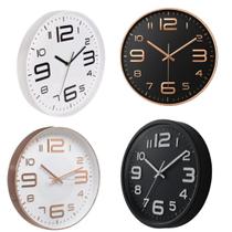 Relógio Parede Moderno 30cm Silencioso Estilo Minimalista com Números Em Relevos Sala Escritório Recepção Academia Relógio Parede Moderno 30cm Silencioso Estilo Minimalista com Números Em Relevos Sala Escritório Recepção Academia