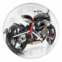 Relógio Parede Moto Vintage Retrô Decoração Quartz