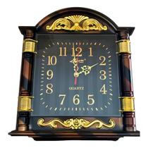 Relógio Parede Musical Analógico Rústico Estilo Antigo