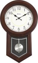 Relógio Parede Musical Com Pêndulo Herweg Cerejeira 6481-211 Relógio Parede Musical Com Pêndulo Herweg Cerejeira 6481-211