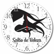 Relogio Parede para Decorar Salao Beleza Cabeleireira Presente 30cm