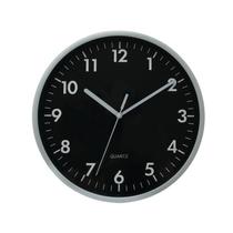 Relógio Parede Quartz 25Cm Prata Yazi