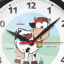 Relógio Parede Redondo Gama Vaca - PLUSHOME