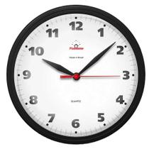 Relógio Parede Redondo Ômega Clássico Preto - PLUSHOME