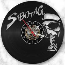 Relógio Parede Sabotage Rap Hip Hop Vinil Lp Retrô Vintage Promoção Relógio Parede Sabotage Rap Hip Hop Vinil Lp Retrô Vintage Promoção
