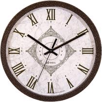 Relógio Parede Silencioso Preto Romano 30cm Herweg 6727-065