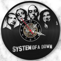 Relógio Parede System Of A Down Bandas Rock Pesado Vinil Lp Promoção Relógio Parede System Of A Down Bandas Rock Pesado Vinil Lp Promoção