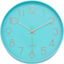 Relógio Parede Verde Turquesa 30x30cm - Infinity presentes