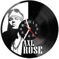 Relógio Parede Vinil LP ou MDF Axl Rose Guns Roses
