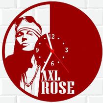 Relógio Parede Vinil LP ou MDF Axl Rose Guns Roses