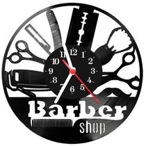 Relógio Parede Vinil LP ou MDF Barber Shop Barbearia 6