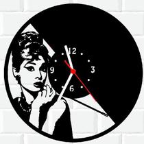 Relógio Parede Vinil LP ou MDF Bonequinha de Luxo Filme