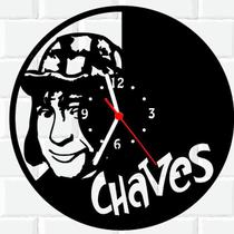 Relógio Parede Vinil LP ou MDF Chaves 3