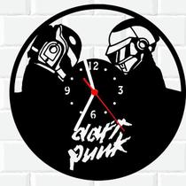Relógio Parede Vinil LP ou MDF Daft Punk Banda - 3D Fantasy