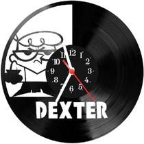 Relógio Parede Vinil LP ou MDF Dexter Serie Desenho