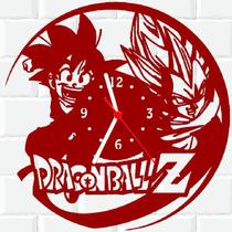 Relógio Parede Vinil LP ou MDF Dragon Ball Z 4