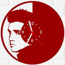 Relógio Parede Vinil LP ou MDF Elvis Presley Rock 4
