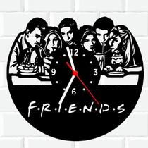 Relógio Parede Vinil LP ou MDF Friends Serie 1