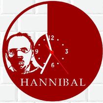 Relógio Parede Vinil LP ou MDF Hannibal Filme - 3D Fantasy