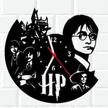Relógio Parede Vinil LP ou MDF Harry Potter 1