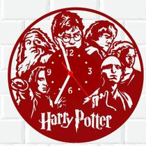 Relógio Parede Vinil LP ou MDF Harry Potter 3