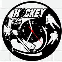Relógio Parede Vinil LP ou MDF Hockey - 3D Fantasy