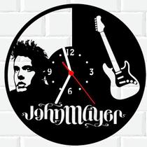 Relógio Parede Vinil LP ou MDF John Mayer 1 - 3D Fantasy