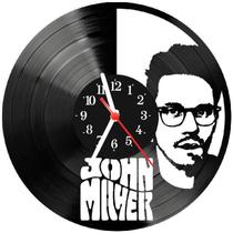 Relógio Parede Vinil LP ou MDF John Mayer 2 - 3D Fantasy