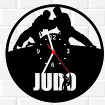 Relógio Parede Vinil LP ou MDF Judo Luta - 3D Fantasy