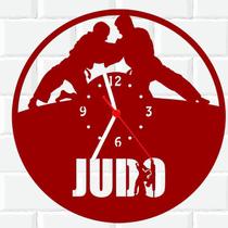 Relógio Parede Vinil LP ou MDF Judo Luta