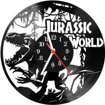Relógio Parede Vinil LP ou MDF Jurassic Park Filme 1 - 3D Fantasy