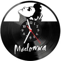 Relógio Parede Vinil LP ou MDF Madonna Cantora 3 - 3D Fantasy